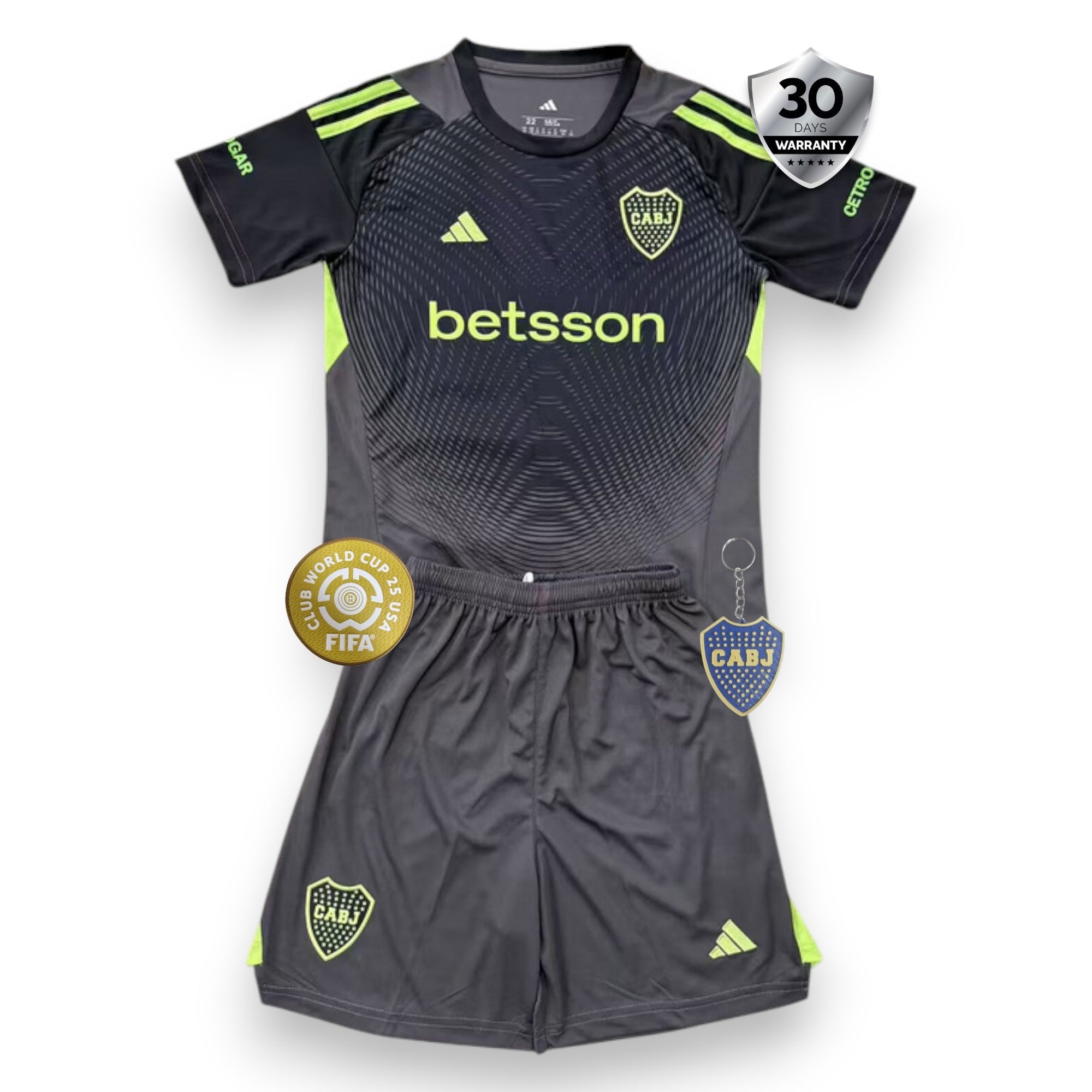 Kids Boca Juniors Goalkeeper Black 2025/26