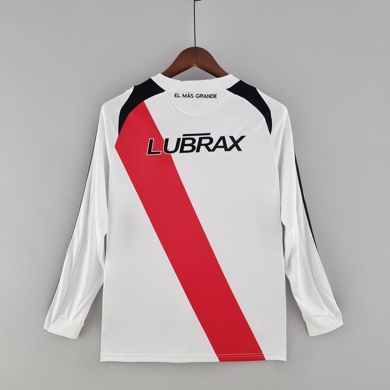 River Plate 09/10 Home Jersey Retro - Long Sleeve